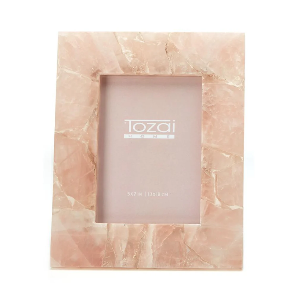 5"x7" Pink Quartz Photo Frame
