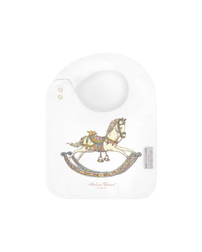 Atelier Choux Rocking Horse Baby Bib - Image 2
