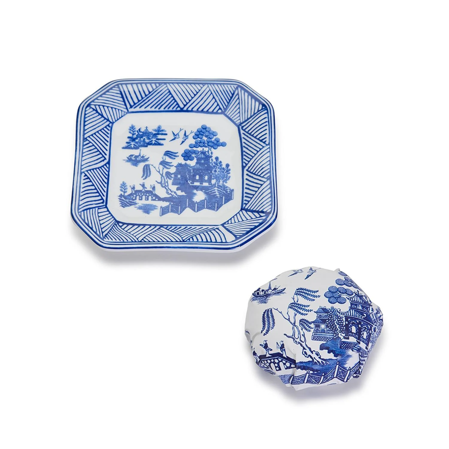 Scented French Milled Soap with Porcelain Tray - Image 3