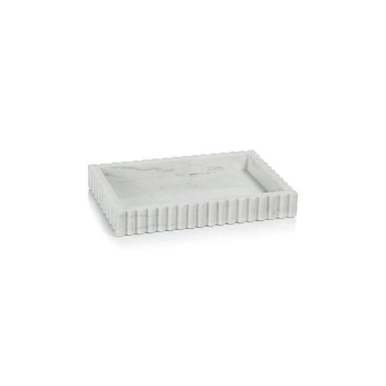 Camogli Scalloped Marbled Tray