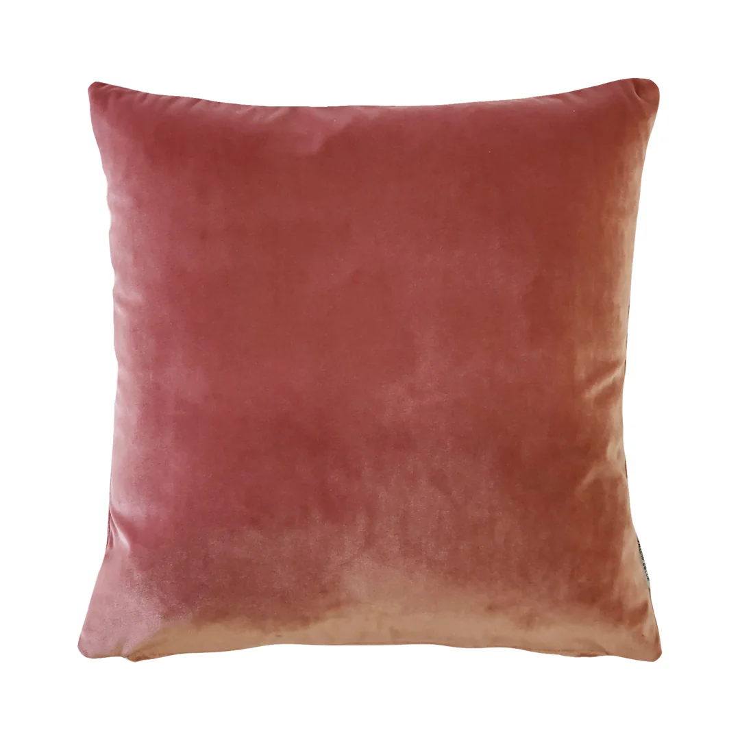 Cast Rose Velvet Accent Pillow - Image 2