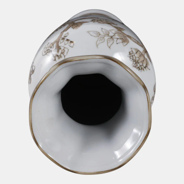 Chinoiserie Bird & Vines Vase - Image 5