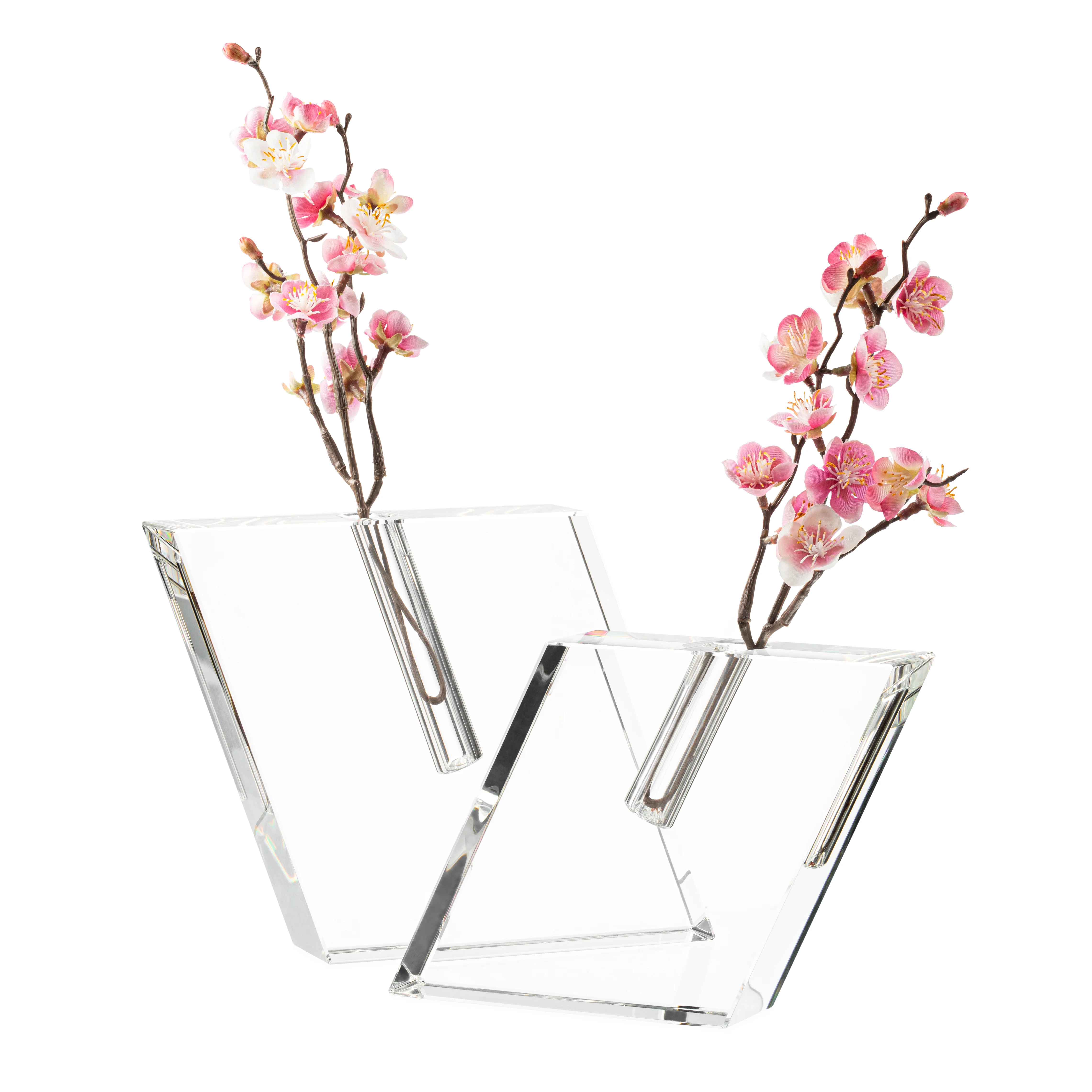 Crystal Angled Square Vase - Image 4