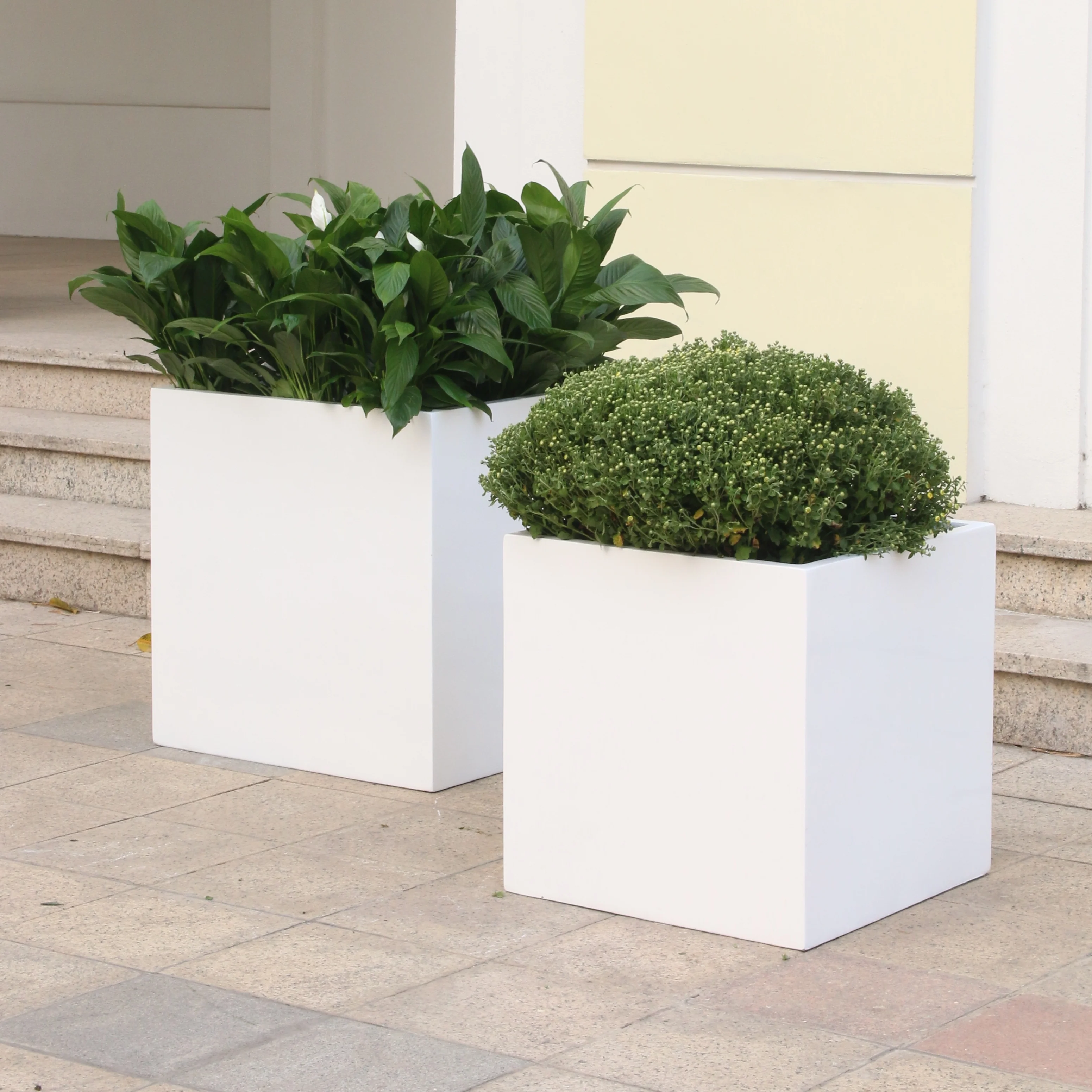 Cube Fiberstone Planter - Image 5