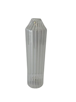 Decorative Clear Glass Vase - Image 2