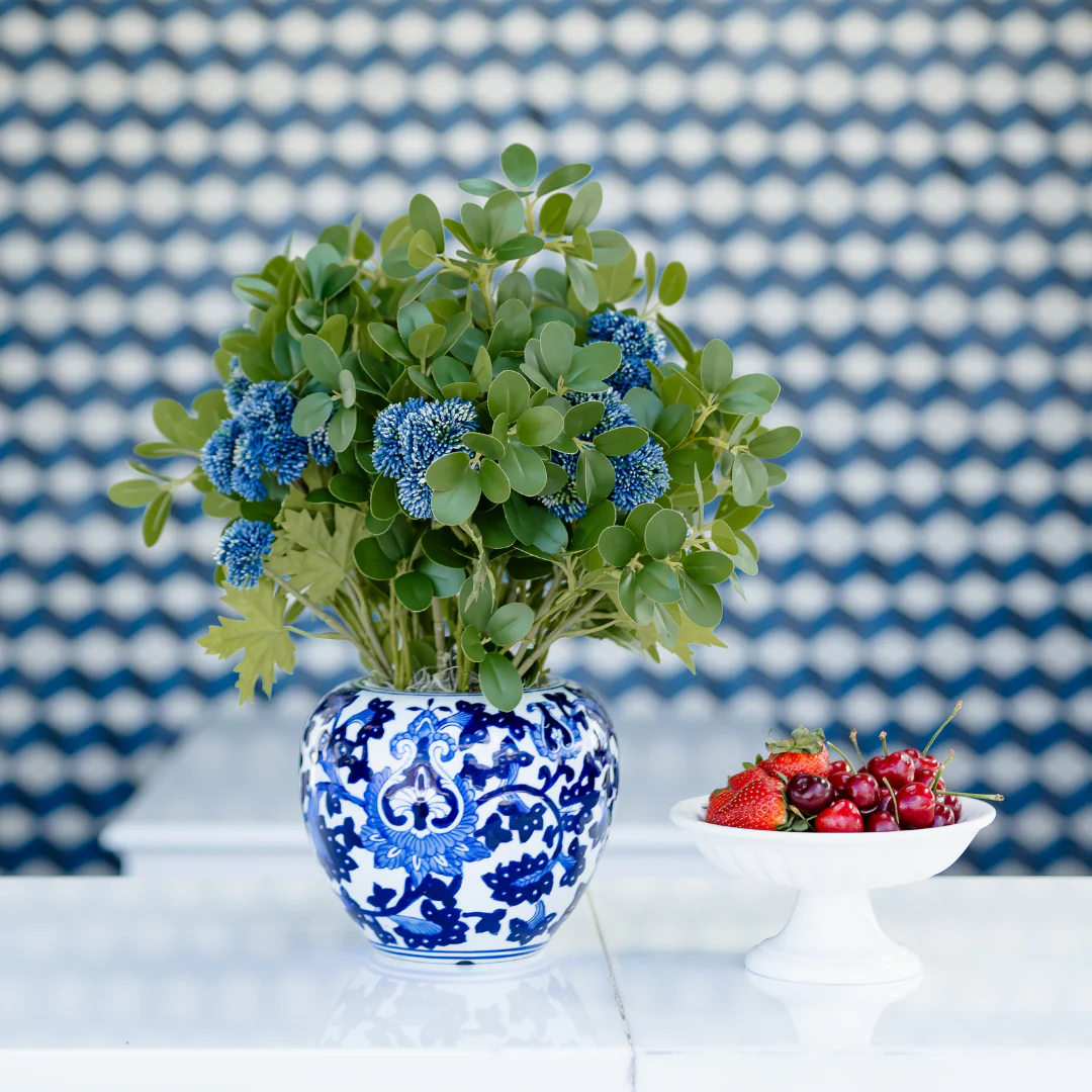 DH Blue Berry Oriental Pot - Image 3