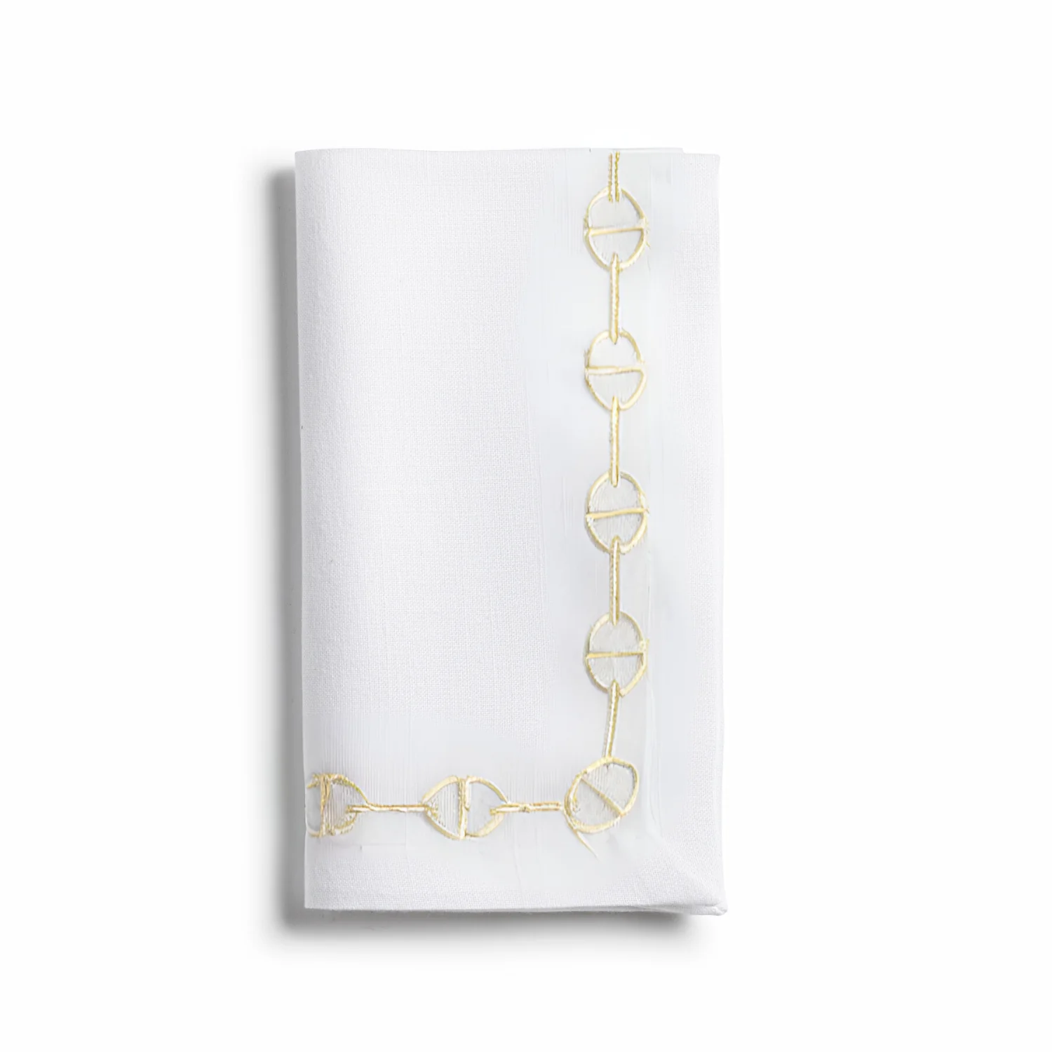 DH Chain Link Napkins Set Of 4 - Image 2