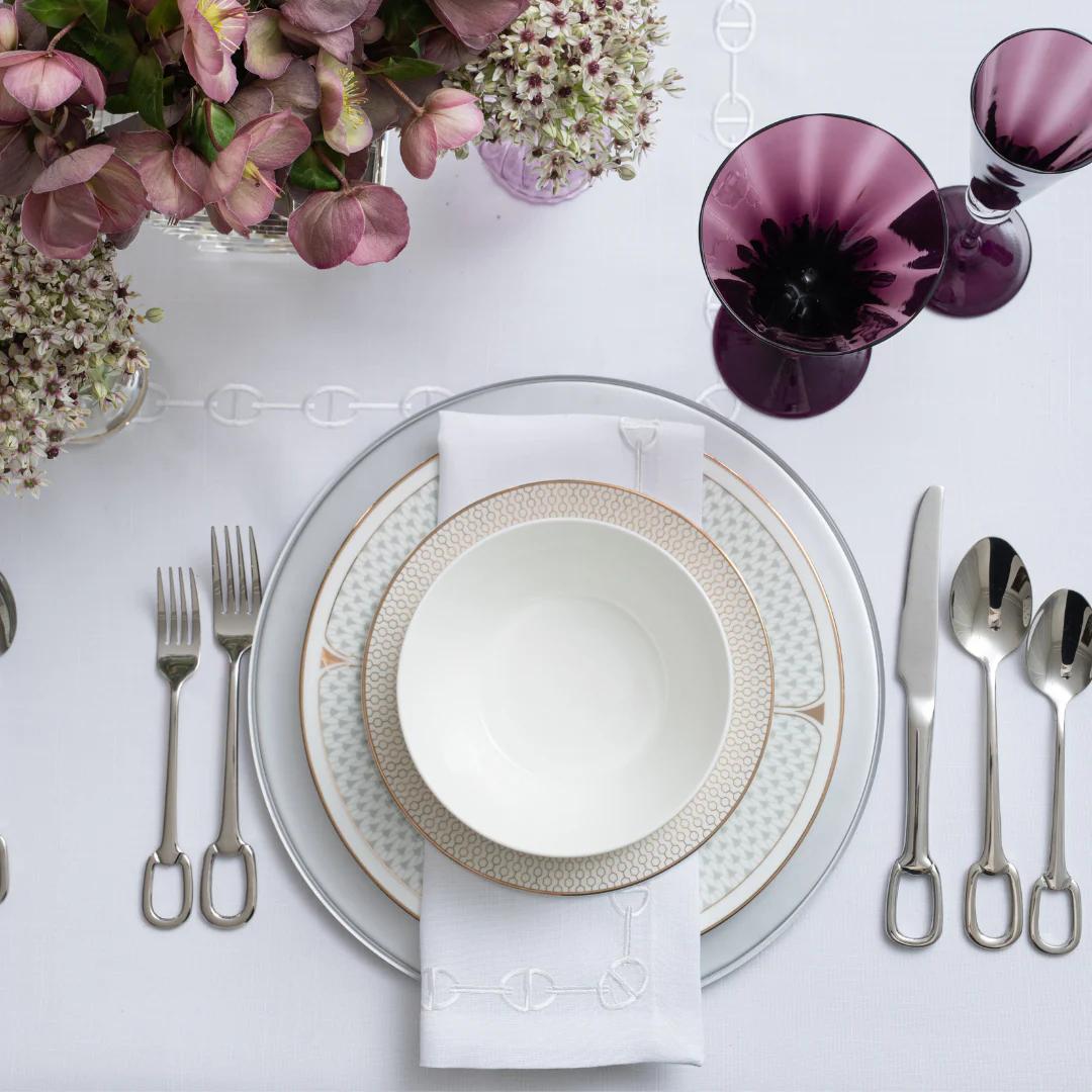 DH Chain Link Napkins Set Of 4 - Image 3