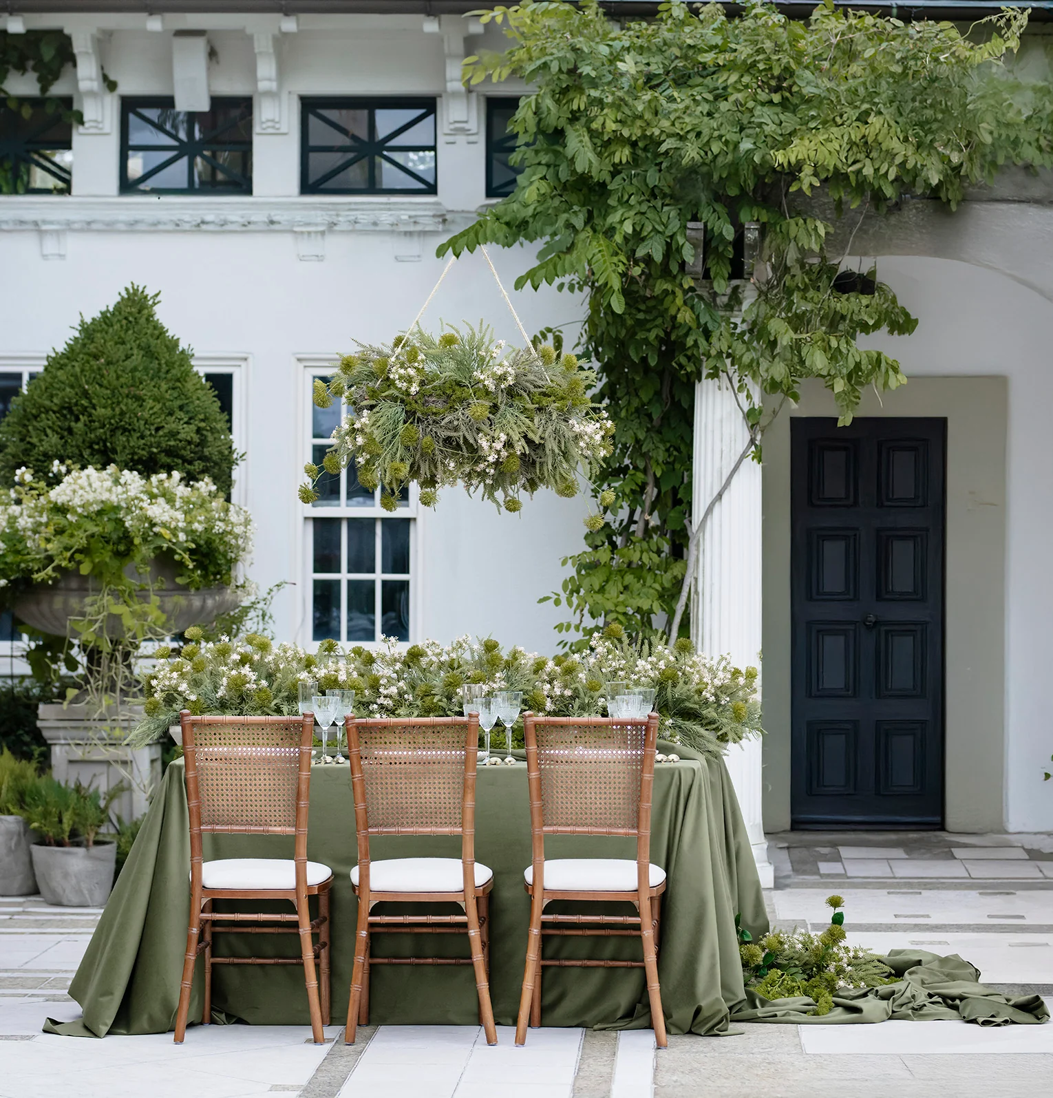 DH Moss & Meadow Floral Chandelier - Image 3