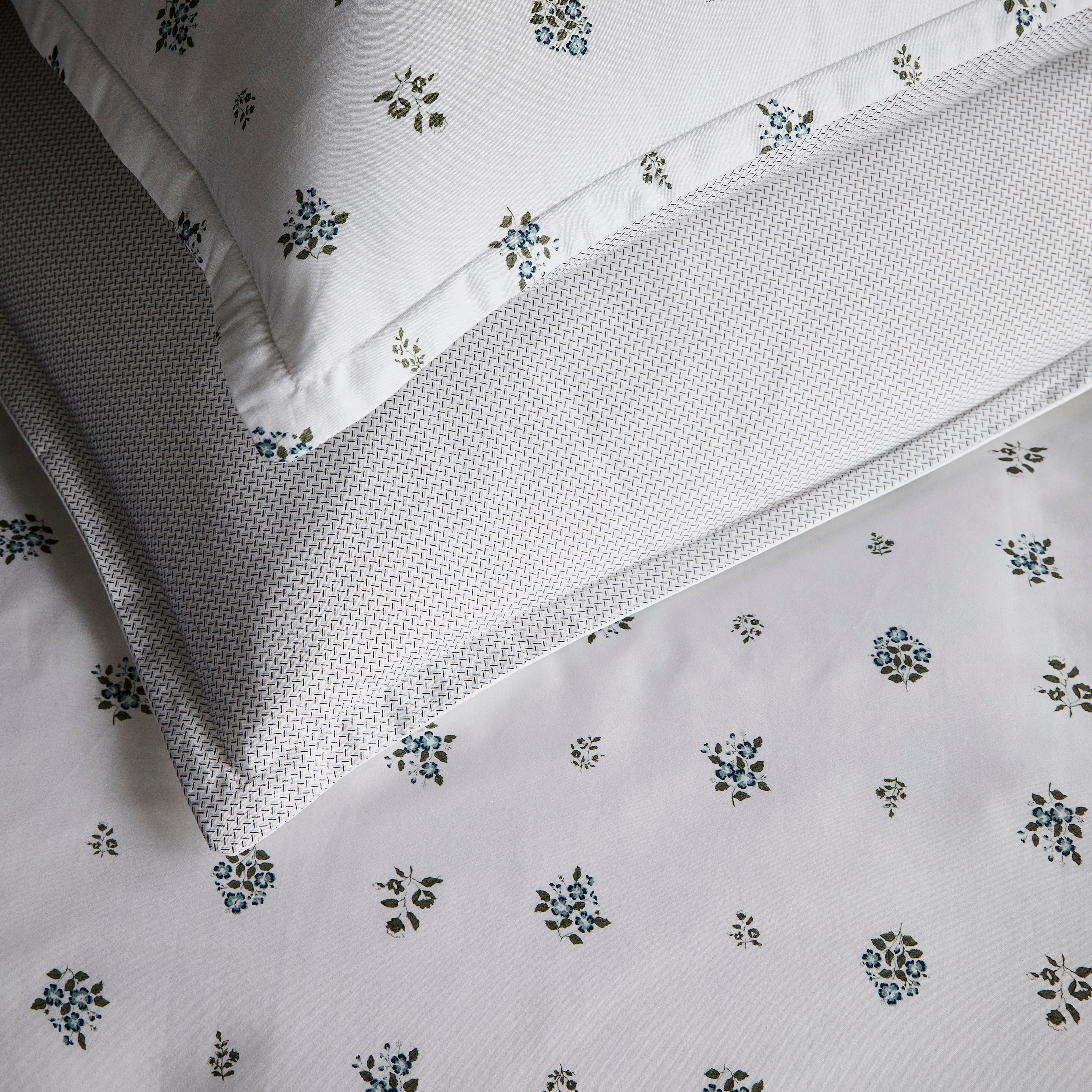 DH Feuille Bluer Linen Set 4PC - Image 2