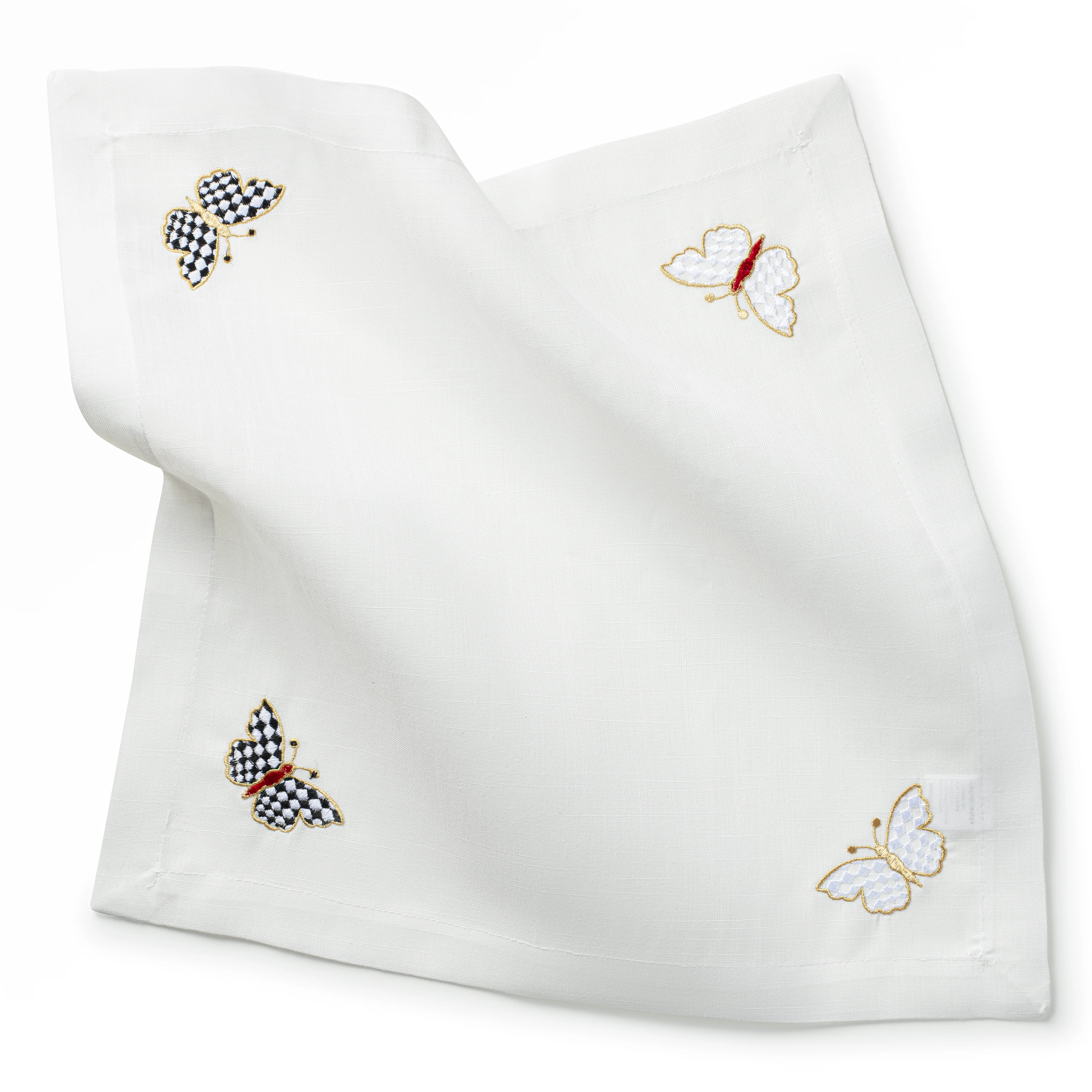 DH Kenzie Hemstitch Napkins Set Of 6 - Image 2