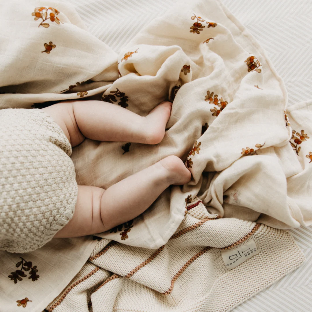 DH Leze Taupe Crib Sheet - Image 2