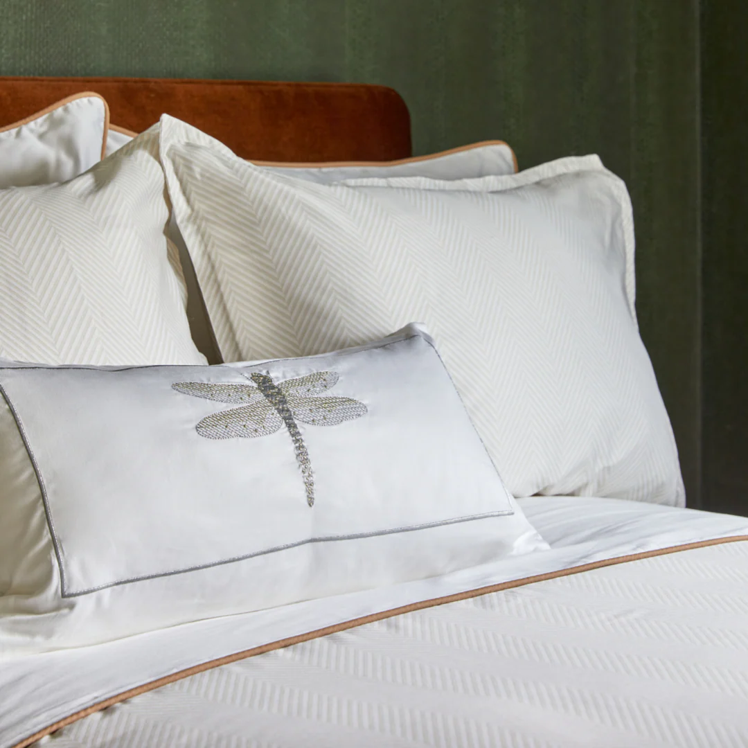 DH Leze Taupe Linen Set 4PC - Image 3