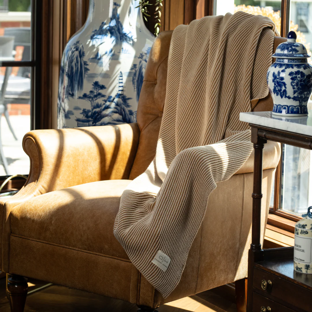 DH Ribbed Knit Throw - Image 3