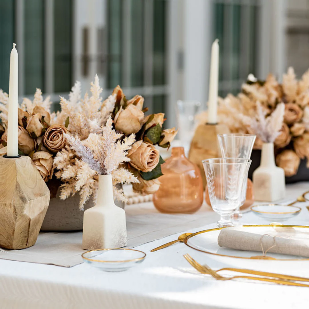 DH Rosee Pampas Floral Arrangement - Image 3