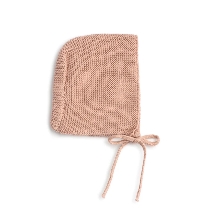 DH Transfer Herringbone Knit Baby Bonnet - Image 2