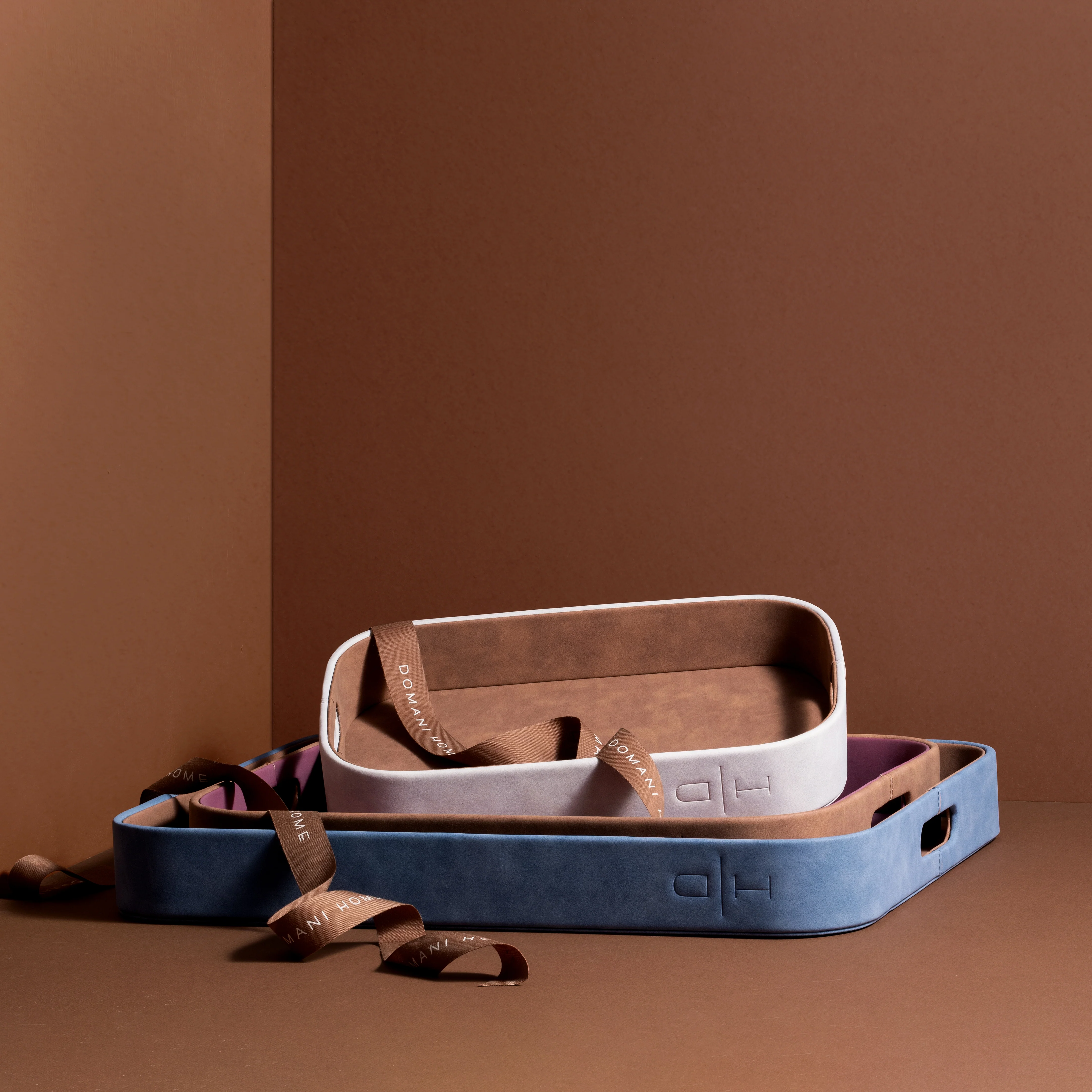 DH Two-Tone Suede Tray - Image 2