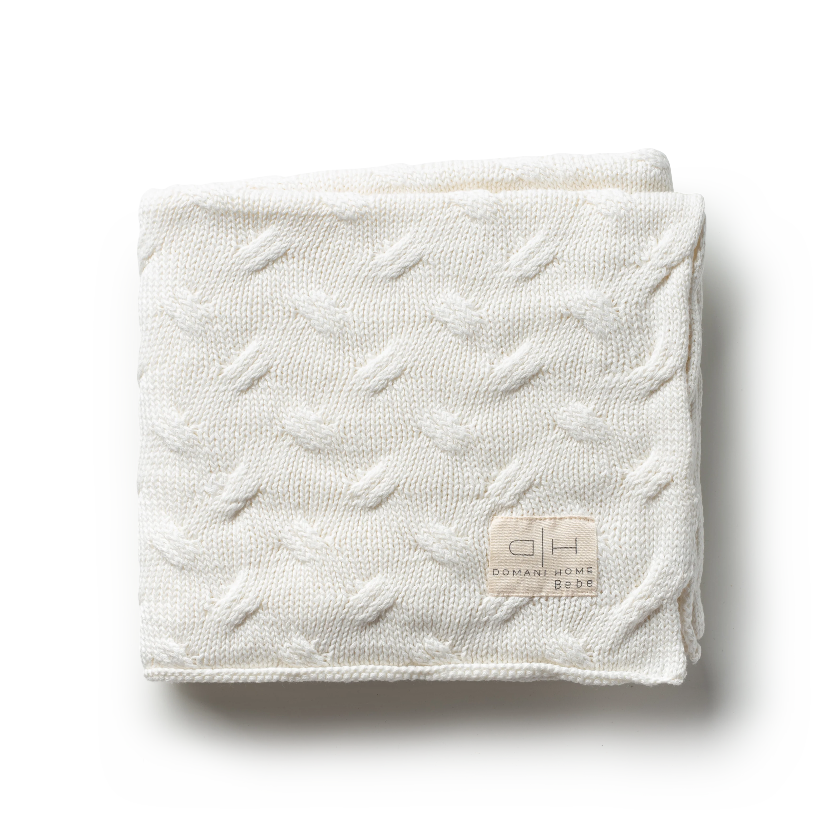 DH Waves Cream Baby Blanket
