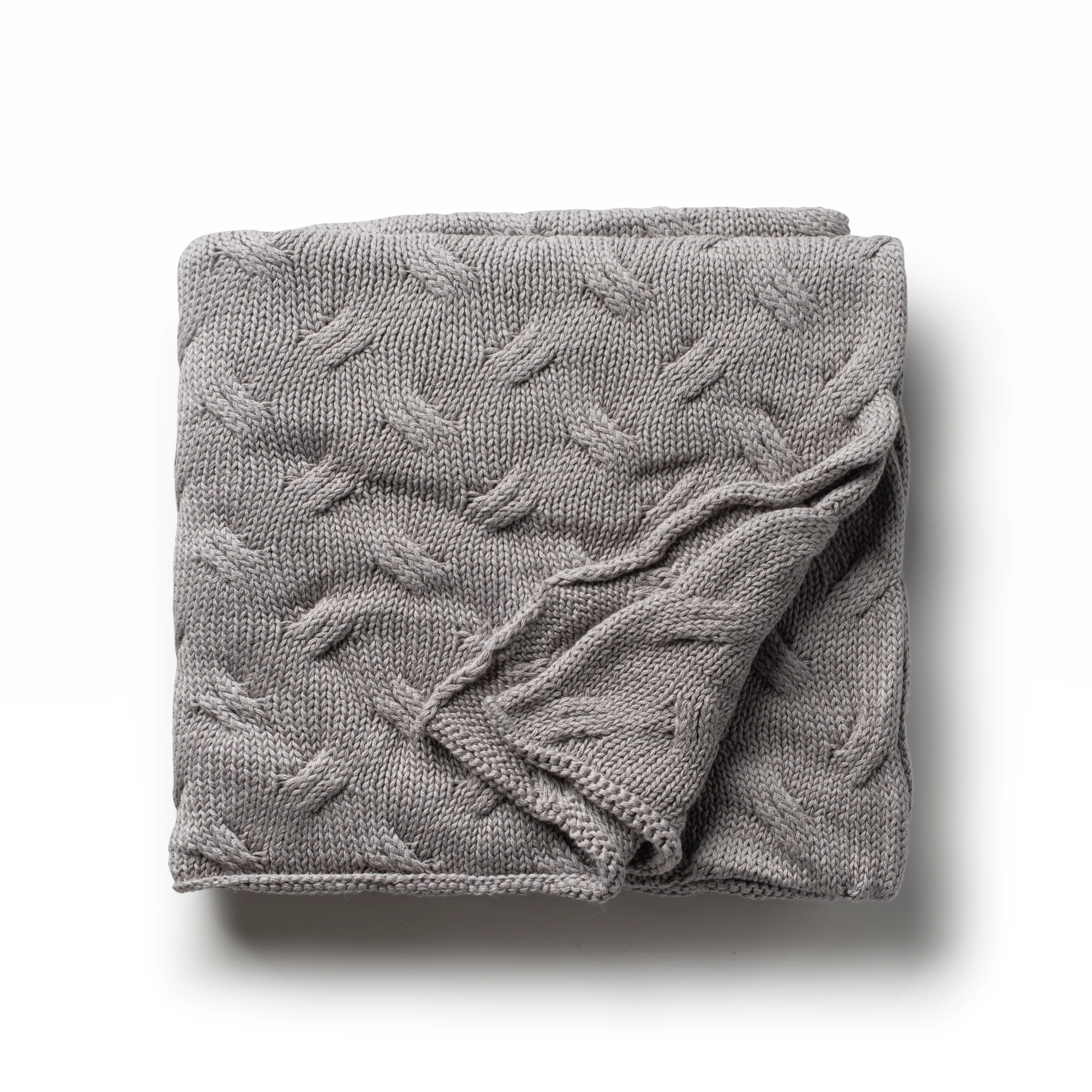DH Waves Gray Baby Blanket - Image 2