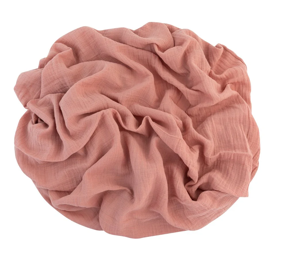 Dusty Rose Swaddle Blanket - Image 2
