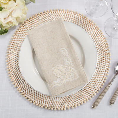 Embroidered Napkin 4 PC - Image 3