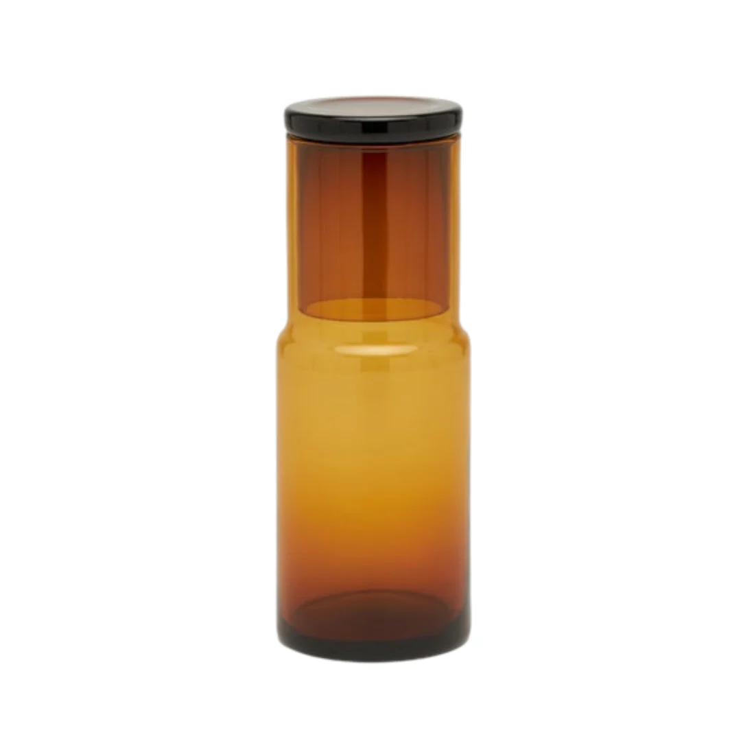 Faro Hand Blown Glass Carafe Vase - Image 5