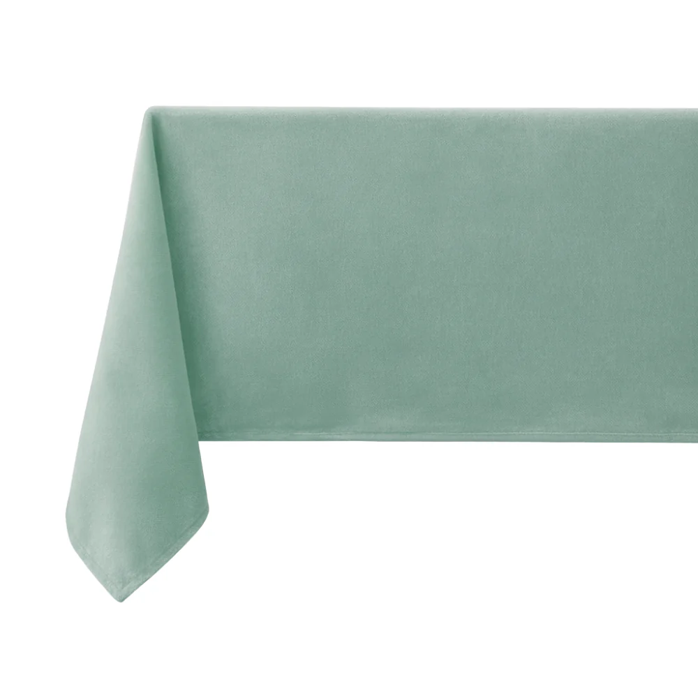 Floor Length Velveteen Cloth-Mint