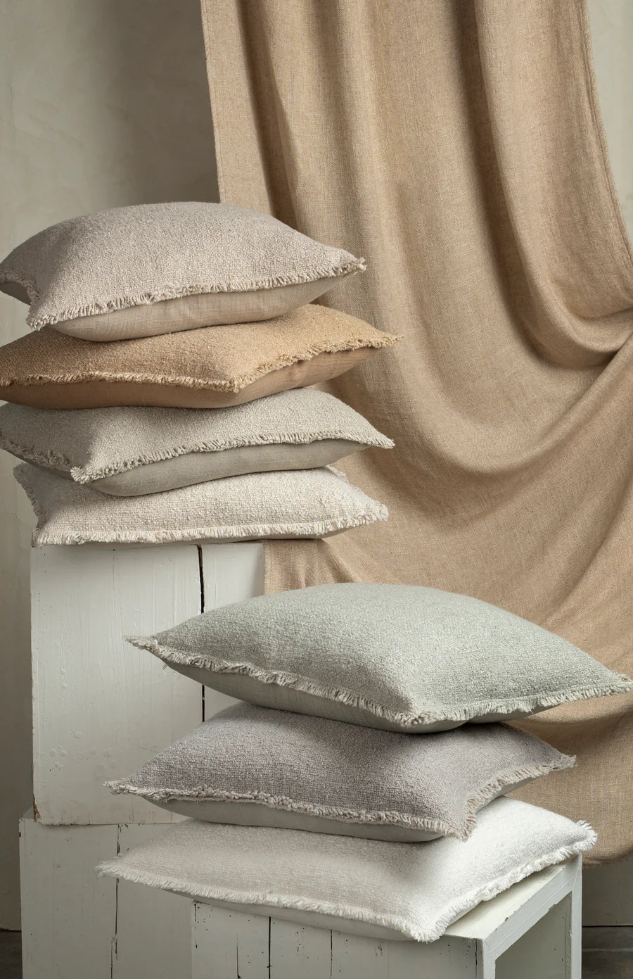 Fringed Boucle Pillow - Image 3