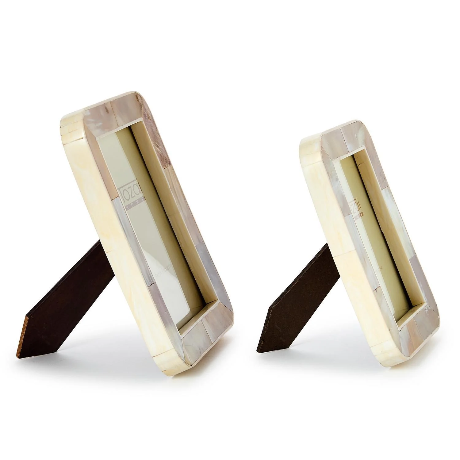 Set of 2 Giorgio Natural Horn Photo Frame - Image 2