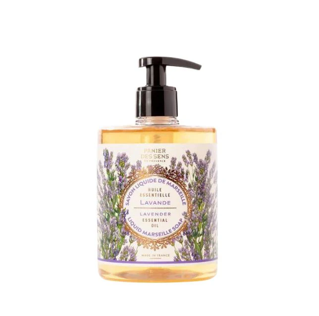 Glass Bottle Liquid Marseille soap - Image 2