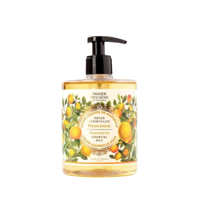 Glass Bottle Liquid Marseille soap - Image 3