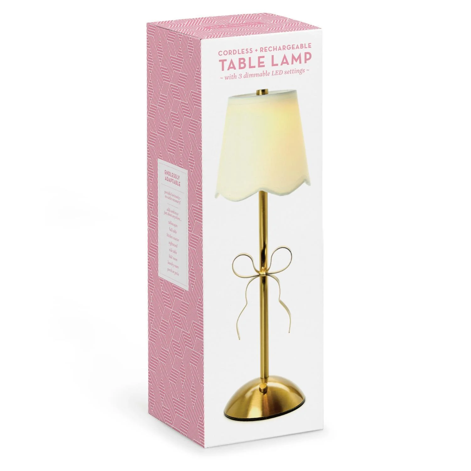 Golden Bow LED Portable Cordless Table Lamp - Image 3