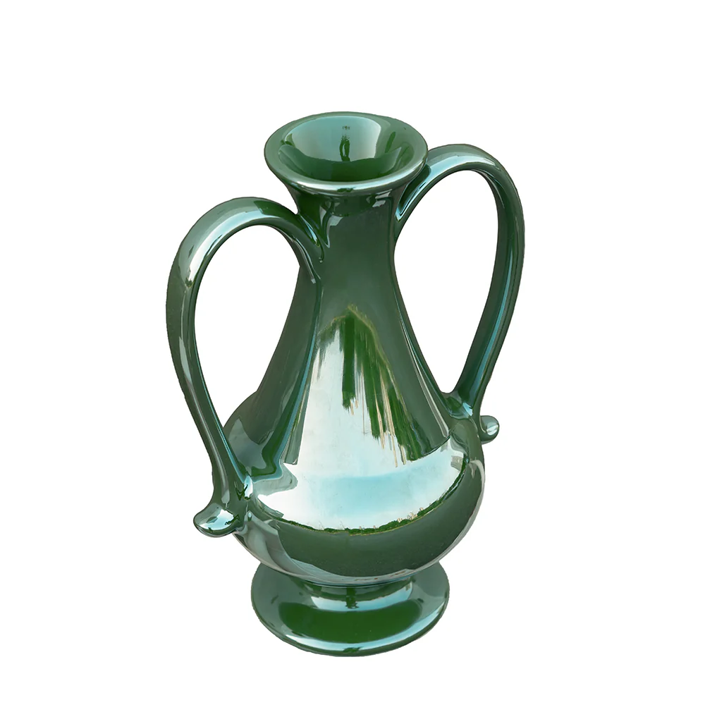 Green Ceramic Vase - Image 2