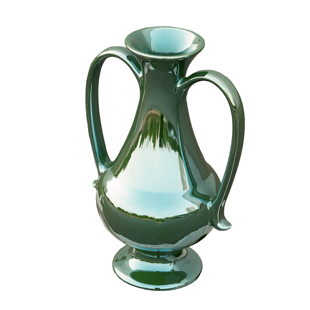 Green Ceramic Vase - Image 3