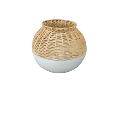 Iron & Cane Vase - Image 2