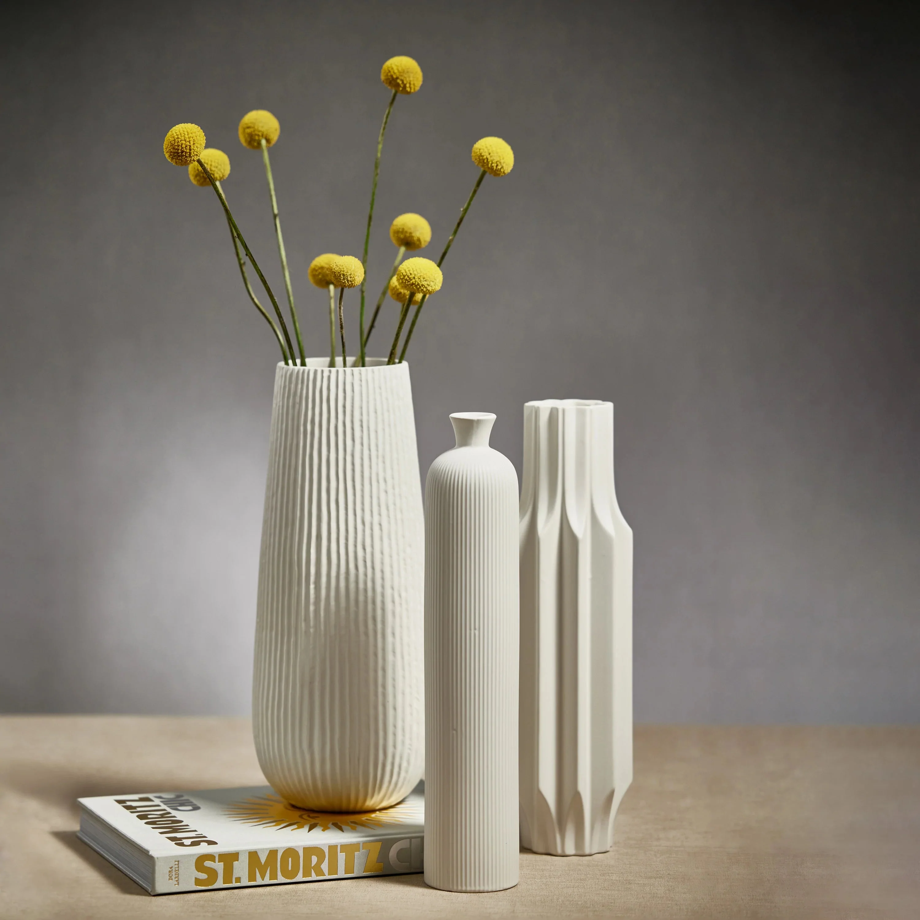 Izu Tall Ceramic Vase - Image 2