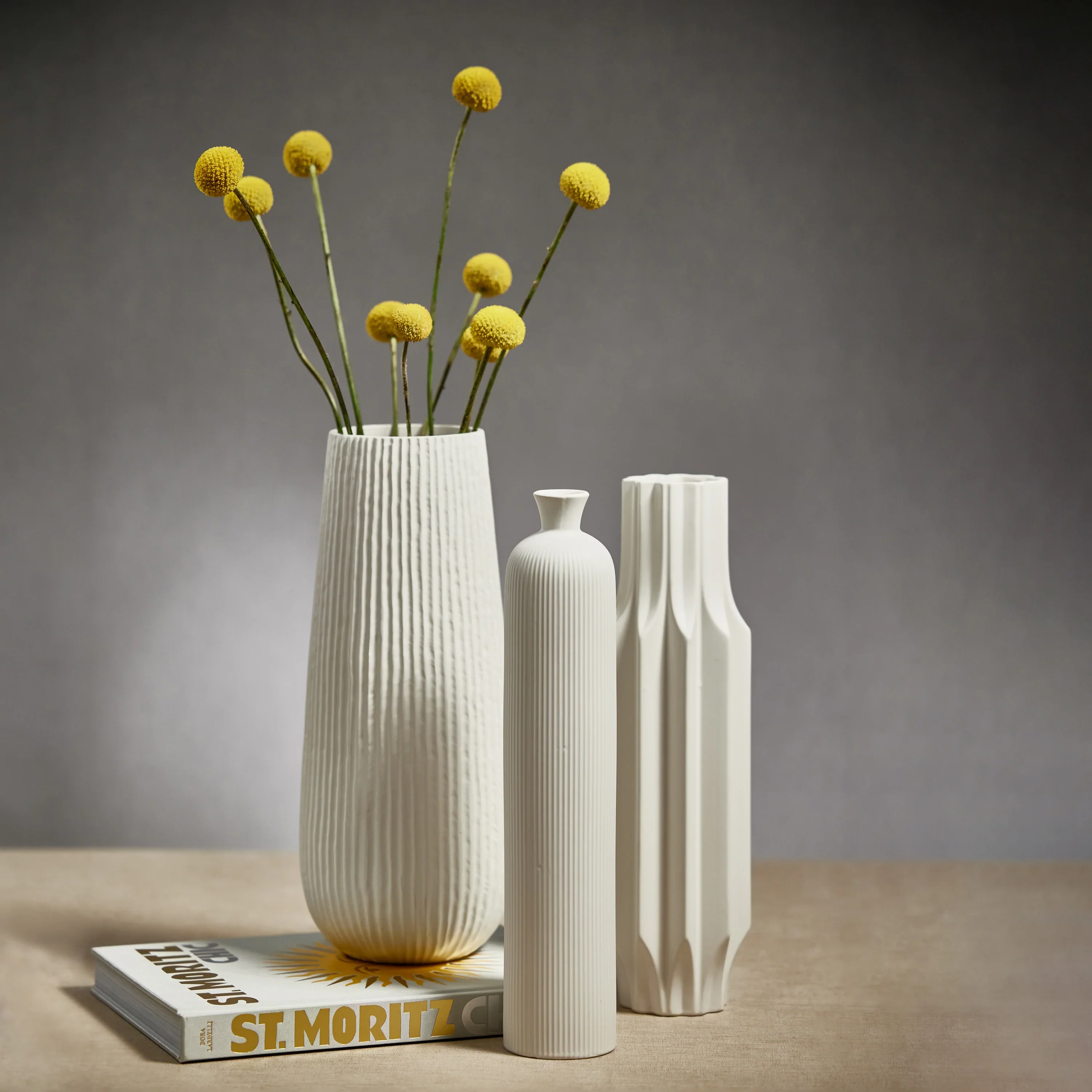 Kihoku Tall Ceramic Vase - Image 2