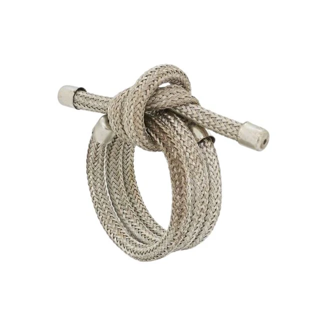 Knotted Rope Napkin Ring 4PC - Image 3