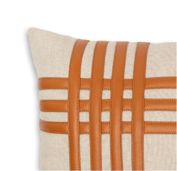 Koff Grid Linen Pilllow - Image 3