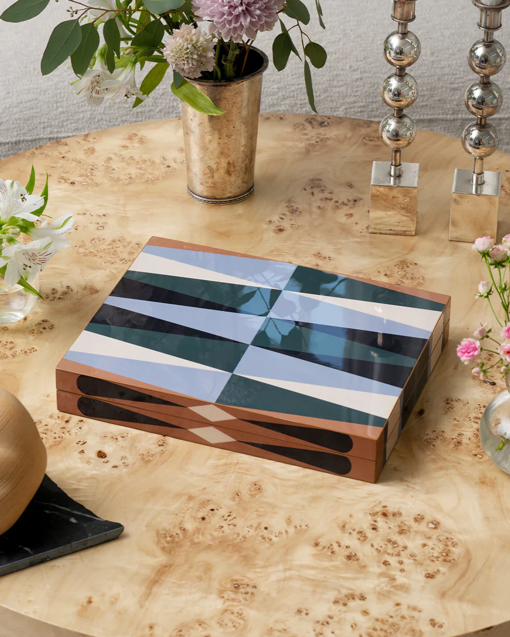 Lacquered Backgammon - Image 2