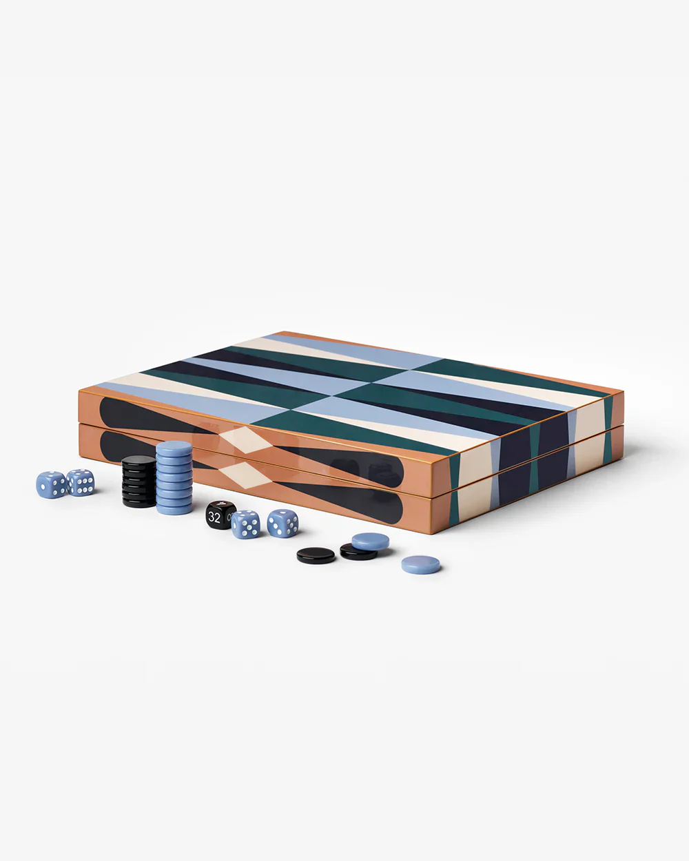 Lacquered Backgammon - Image 5