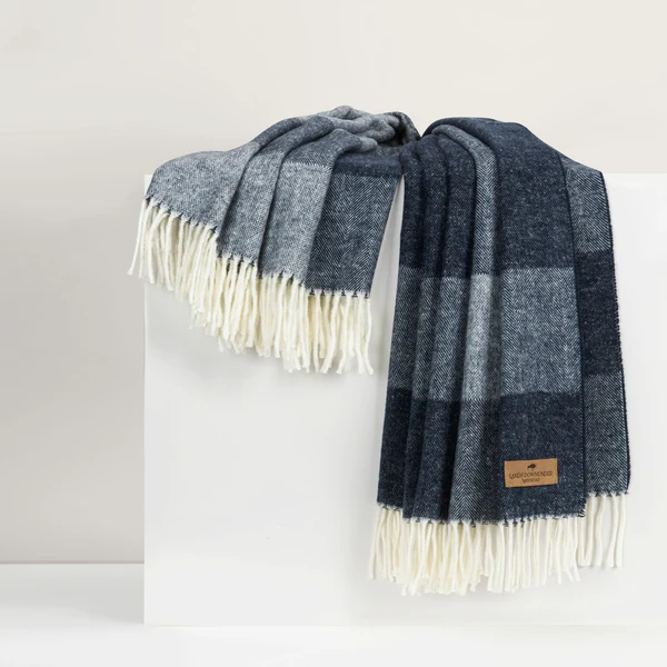 Landsdown Under Hampton Plaid Herringbone Throw - Image 4
