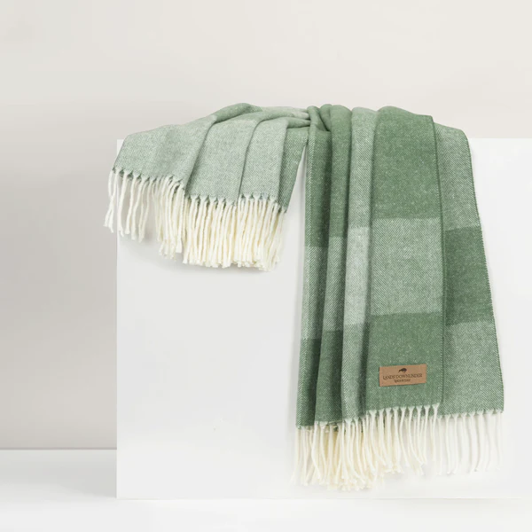 Landsdown Under Hampton Plaid Herringbone Throw - Image 5