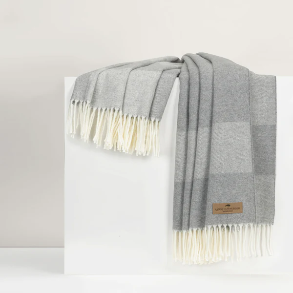 Landsdown Under Hampton Plaid Herringbone Throw - Image 6