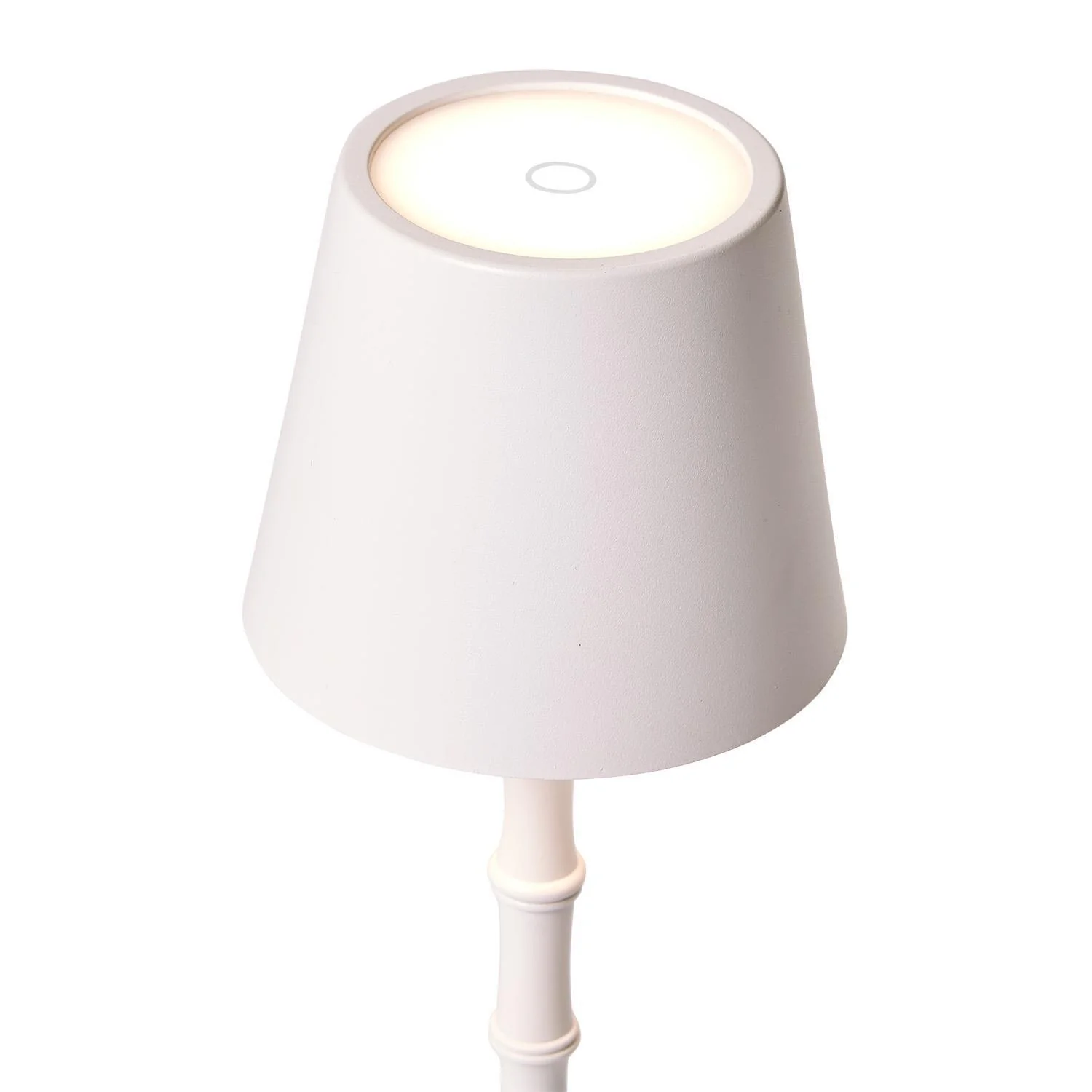 LED Portable Cordless White Bamboo Lamp in Gift Box - Image 3