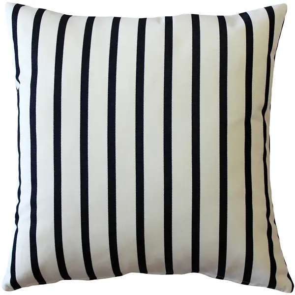 Lido Stripe Sunbrella Outdoor Lumbar Pillow - Image 3