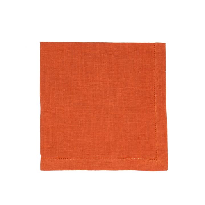 Linen Hemstitch Napkins Set of 6 - Image 3
