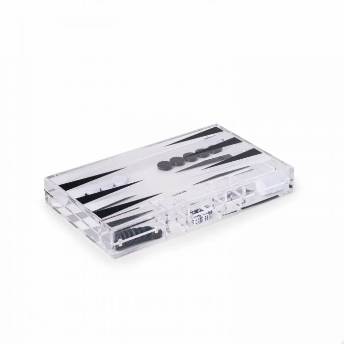 Lucas Acrylic Backgammon Set - Image 3