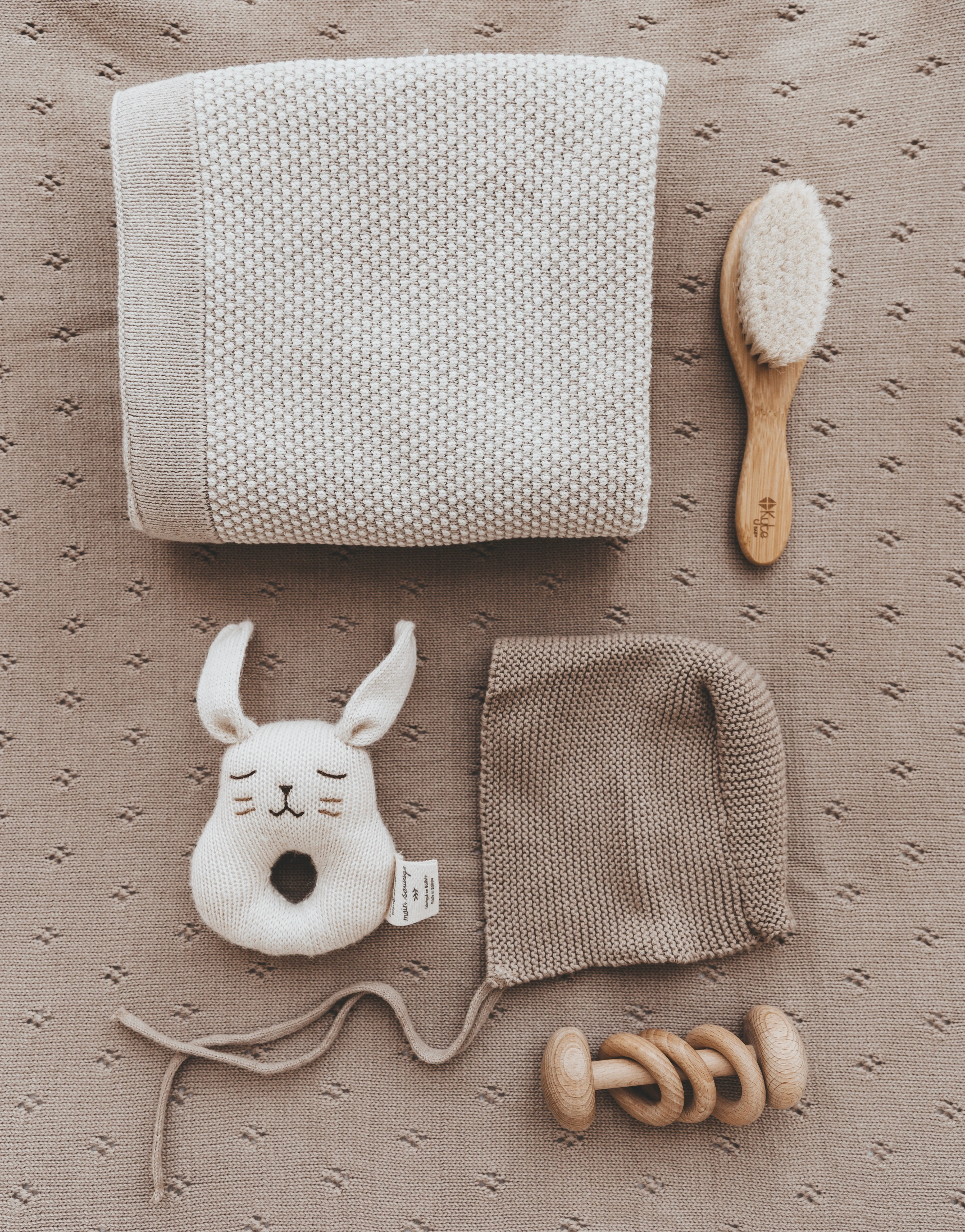 Mai Ecru Rabbit Rattle - Image 2