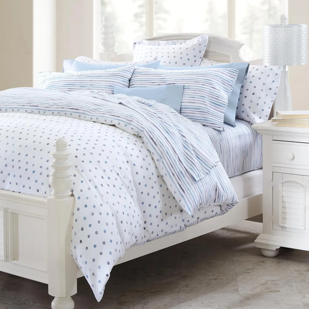 Marlow Watercolor Sateen Duvet Cover